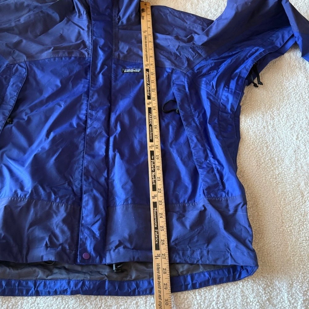 Patagonia Vtg Knifeblade Ski Rain hard Shell Jacket Ski Parka Men's L Blue - Picture 9 of 15
